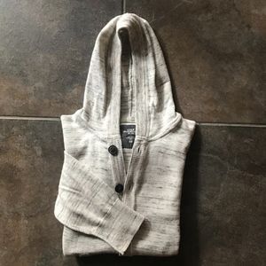 L.O.G.G. Hooded Sweater Knit Cardigan, M